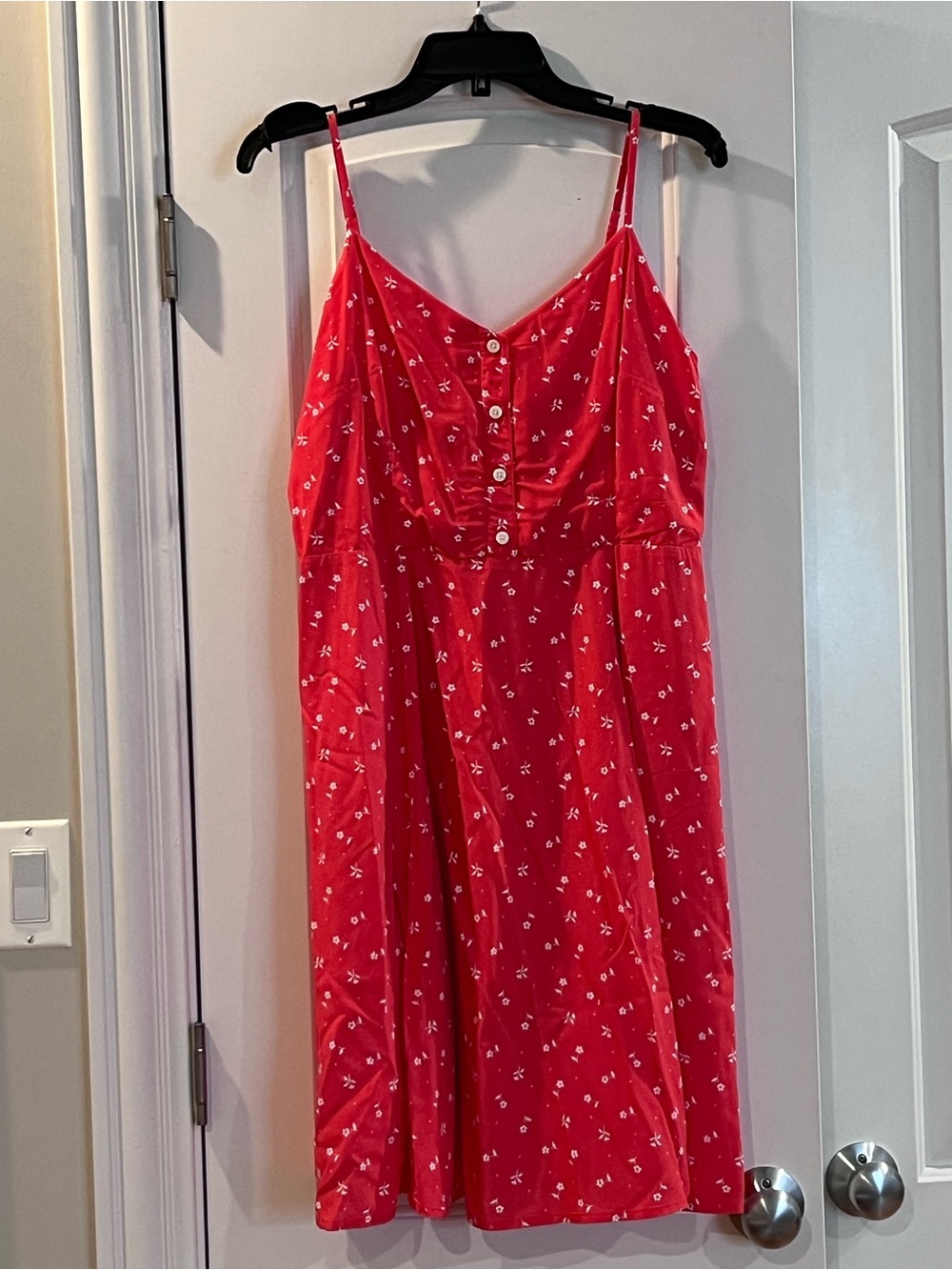 Gap Red and White Floral Dress